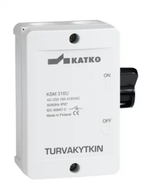 TURVAKYTKIN KATKO KSM 316U, 3x16A/7,5kW IP67