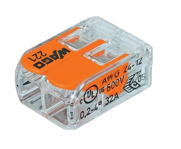 RASIALIITIN WAGO 221-412 VIPU,2-NAP,0.14-4 MM2