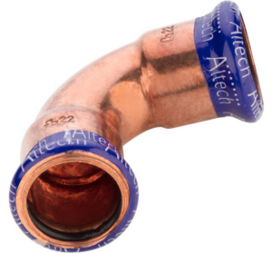 Puristuskäyrä 90° Cu Altech M-Press 12 mm S/S