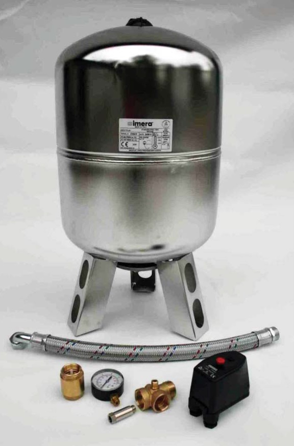 VESIÖ 50L PYSTY RST KMV-TUOTTEET