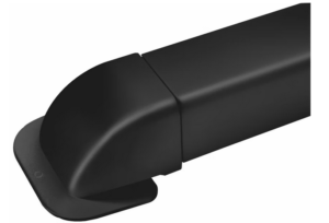 ASENNUSKANAVA ARTIPLASTIC 80X60 KULMALÄPIVIENTI MUSTA