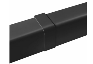 ASENNUSKANAVA ARTIPLASTIC 80X60 JATKOKAPPALE MUSTA