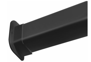 ASENNUSKANAVA ARTIPLASTIC 80X60 LÄPIVIENTI MUSTA