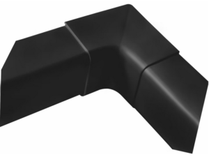 ASENNUSKANAVA ARTIPLASTIC 80X60 SISÄKULMA MUSTA