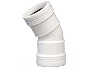 Muhvikulma 30° PP Wavin Wafix DN 32x30 valkoinen DA