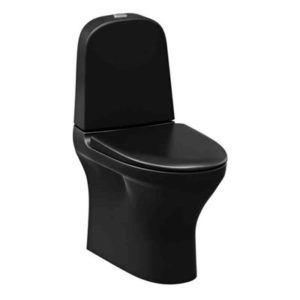 WC-laite Gustavsberg Estetic WC-LAITE ESTETIC MATTA MUSTA/SC&QR ISTUINKANSI
